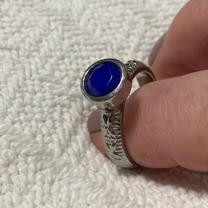 Lapis Lazuli Ring faceted
